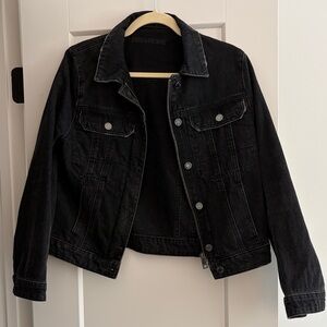 Zadig & Voltaire Classic Black Jean Jacket